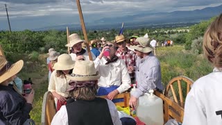 Water Break with handcarts