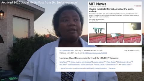Dr. Stella Immanuel | "This Whole Thing Is About Setting Us Up for Vaccine. They Are Talking About Putting Luciferase Under Your Skin. This Whole Pandemic Was to Prepare You for the Vaccine and Control." - Dr. Stella Immanuel 2020