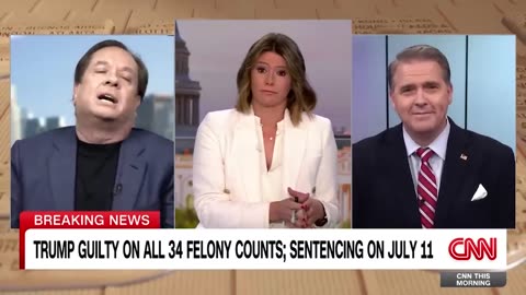 Republican pundit George Conway spars over Trump's guilty conviction