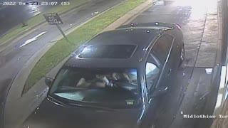 Virginia police seek suspect who fired weapon at drive-thru with children in car