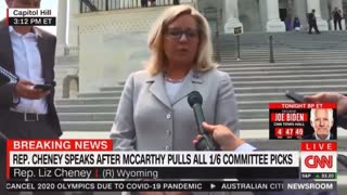 SEE THIS: Liz Cheney suggests Kevin McCarthy doesn't deserve to be speaker.
