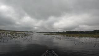 Kayak Fly Fishing Review of Lake Kissimmee in Polk County, Florida