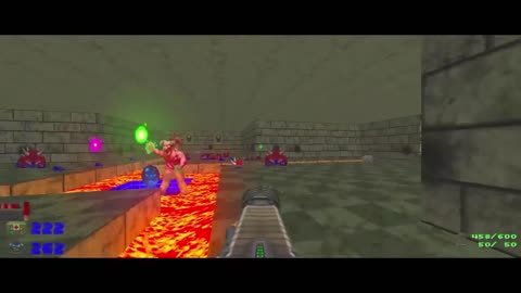 Brutal Doom - Ultimate Doom - E2M9 - Fortress of Mystery (Secret Level)