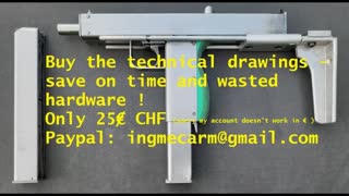 First test SMG PMTC 9mm DIY GUN