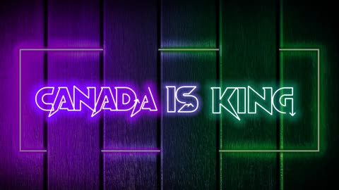 Canada is King 👑 Canada Name Art Video 🔥