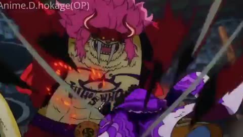 One piece - Jimba showing off his fish Man karate