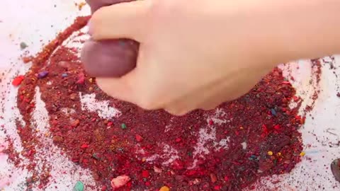 MAKEUP Mixing Into Slime! Mixing eyeshadow palettes, lipstick and more into slime ASMR