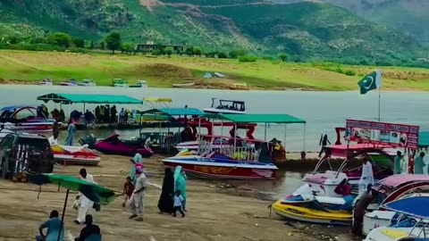 Khanpur dam view point #Sea view #Ocean#Boats#jetboats