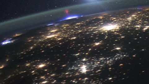 NASA VIDEO:A display of lights above the Storm