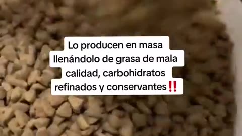 ANIMALES ENFERMOS Y CON TUMORES DEBIDO A LAS COMIDAS SECAS QUE SE VENDEN