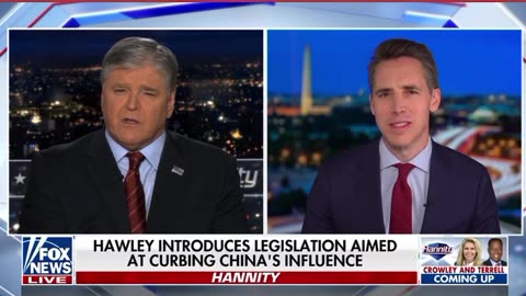 Josh Hawley: Introduces Legislation Aimed at Curbing China's Influence