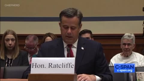 DNI Ratcliff(Patriot)calls out conflict between Science Community & CI_