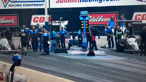 Alcohol dragster finals from Norwalk