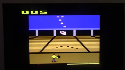 I'm playing strike zone bowling indie homebrew game on atari vcs & talking about sega announcement