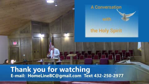 Pastor Robb Foreman// " A Conversation With The Holy Sprit!"// 2/6/2022