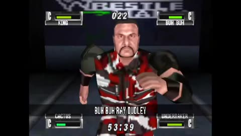 Buh Buh Ray Dudley Ring Run - WWF No Mercy - Game Play Only