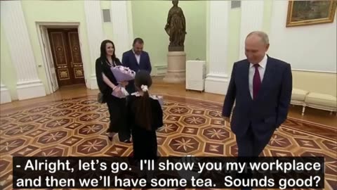 Putin met with a girl from Derbent who was unable to see him during his trip to Dagestan