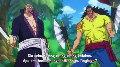 Gold D Roger Menunjukkan Kekuatan Haki-Nya - Roger vs Shirohige - One Piece (ワンピース)