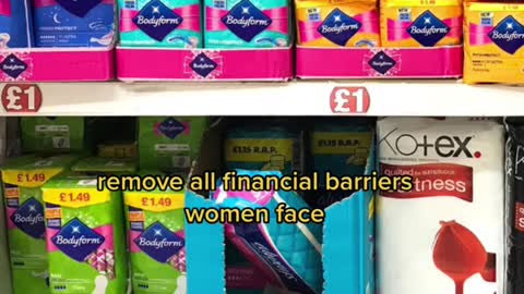 Free sanitary products for all women in Scotland