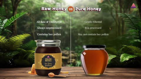 Always choose Raw Honey & Save Upto 15% Off 🤩 on the Finest Jar of Raw Multifloral Honey 🍯