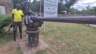 WWI Artillery at Lake Malawi Museum & other Artefacts