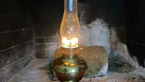 How to trim and level a Victorian era center draft lamp wick.