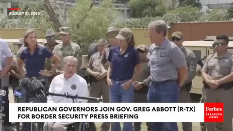 GOP Govs Join Greg Abbott To Slam Biden Border Policy