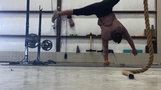 One Arm Handstand on Blocks