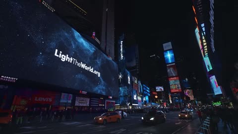 Merry Christmas Times Square, New York city