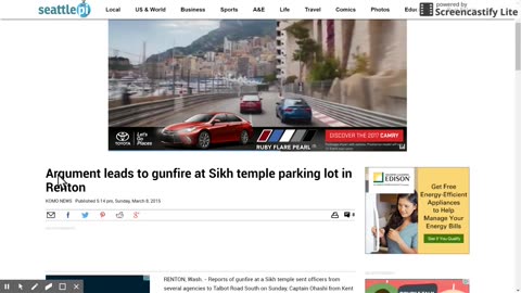Renton Washington Sikh temple parking lot shooting