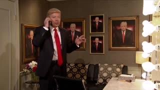 Donald Trump Interviews Himself In the Mirror