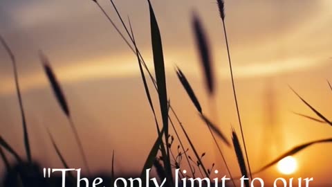 the only limit to our realization #shorts #rumble #quotes #reels #motivation