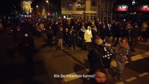 Kiel Spaziergang / Demo am 27.01.2022 | ca. 1900 Teilnehmer | jeden Donnerstag 18.30 Exerzierplatz