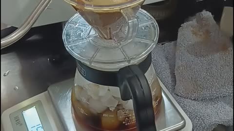 Japanise method ice coffee ( beans yellow cattura )