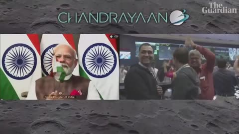 Chandaryan-3 Landing on Moon|Narinder Modi watching Live