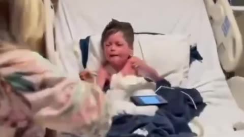This mom got the call her son woke up from a coma after 16 days..