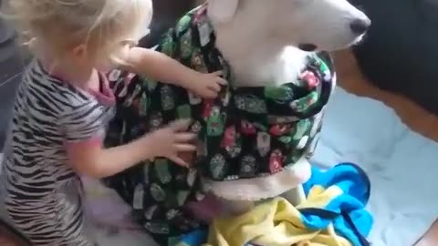 this is patience of a dog {with little desinger kid}