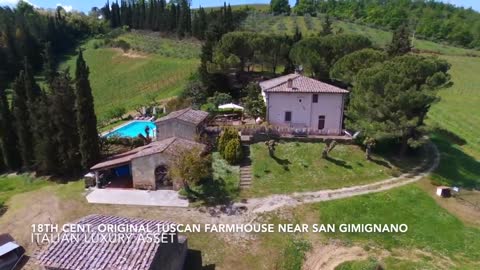 18th Cent. Original Tuscan farmhouse near San Gimignano - Italian Luxury Asset