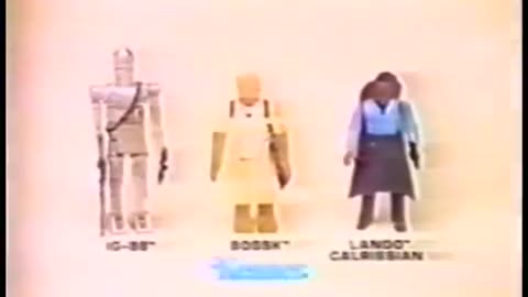 Star Wars 1980 TV Vintage Toy Commercial - Empire Strikes Back Action Figures Bossk IG-88 Lando