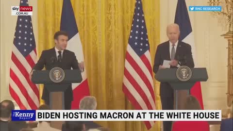 Macron helps ‘lost and vague’ Biden ‘face in the right direction’