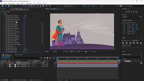 Super Energy Effect in After Effects