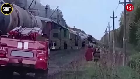 Another explosion on railway in Russia - Train carrying chemicals derailed