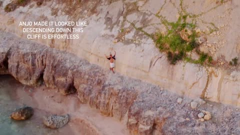 Drone Footage of Kalanay Limestone Hills and Pink Beach