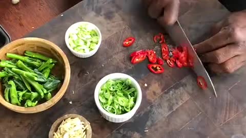 Braised Pork And Broccoli Over Egg Fried Rice