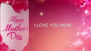 Mother's Day Free Background: A Heartfelt Tribute - I Love You, Mom Animation