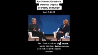 Comedian Jon Stewart Questions Defense Deputy Secretary on Budget!!