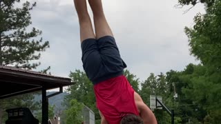 Straight One Arm Handstand