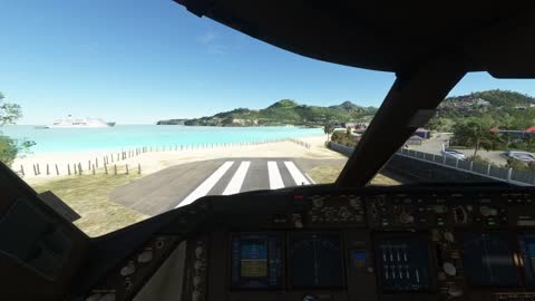 St. Barts Gustaf III Airport - 747