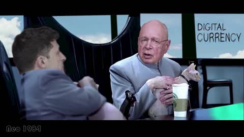 WEF’s Klaus Schwab as Dr Evil