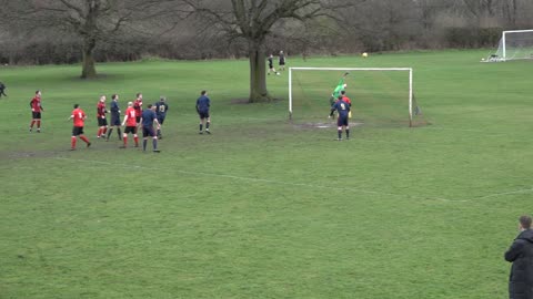 The Old Stretforidans Goalkeeper Makes Another Great Save!